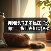 狗狗舔爪子不是在“洗脚”!背后真相大揭秘(图4) 狗狗舔爪子不是在“洗脚”!背后真相大揭秘(图4)