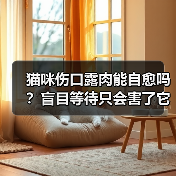 猫咪伤口露肉能自愈吗?盲目等待只会害了它!(图3) 猫咪伤口露肉能自愈吗?盲目等待只会害了它!(图3)