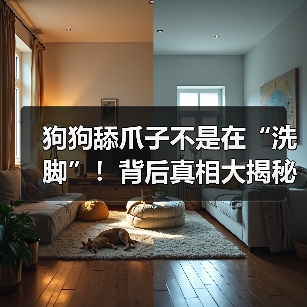 狗狗舔爪子不是在“洗脚”!背后真相大揭秘(图3) 狗狗舔爪子不是在“洗脚”!背后真相大揭秘(图3)
