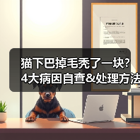 猫下巴掉毛秃了一块?4大病因自查&处理方法(图4) 猫下巴掉毛秃了一块?4大病因自查&处理方法(图4)