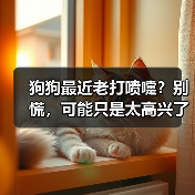 狗狗最近老打喷嚏?别慌,可能只是太高兴了(图4) 狗狗最近老打喷嚏?别慌,可能只是太高兴了(图4)