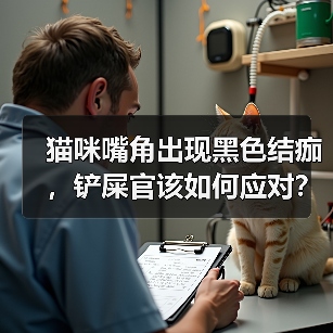 猫咪嘴角出现黑色结痂,铲屎官该如何应对?(图1) 猫咪嘴角出现黑色结痂,铲屎官该如何应对?(图1)