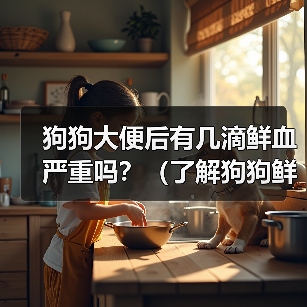 狗狗大便后有几滴鲜血严重吗?(了解狗狗鲜血便情况,及时保护它的健康)(图1) 狗狗大便后有几滴鲜血严重吗?(了解狗狗鲜血便情况,及时保护它的健康)(图1)