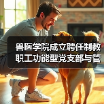 兽医学院成立聘任制教职工功能型党支部与管理委员会(图4) 兽医学院成立聘任制教职工功能型党支部与管理委员会(图4)