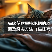 猫咪花盆里拉粑粑的原因及解决方法（猫咪喜欢在花盆里解决生理需求的原因和如何改善这一行为）