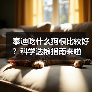 泰迪吃什么狗粮比较好?科学选粮指南来啦(图1) 泰迪吃什么狗粮比较好?科学选粮指南来啦(图1)
