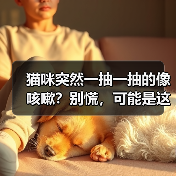 猫咪突然一抽一抽的像咳嗽?别慌,可能是这些原因(图1) 猫咪突然一抽一抽的像咳嗽?别慌,可能是这些原因(图1)