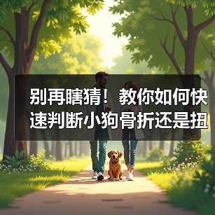 别再瞎猜!教你如何快速判断小狗骨折还是扭伤(图1) 别再瞎猜!教你如何快速判断小狗骨折还是扭伤(图1)