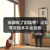 猫脚瘸了别瞎等!这些情况根本不会自愈(图4) 猫脚瘸了别瞎等!这些情况根本不会自愈(图4)