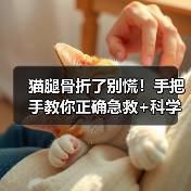 猫腿骨折了别慌!手把手教你正确急救+科学护理(图2) 猫腿骨折了别慌!手把手教你正确急救+科学护理(图2)