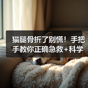 猫腿骨折了别慌!手把手教你正确急救+科学护理(图4) 猫腿骨折了别慌!手把手教你正确急救+科学护理(图4)