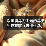以画眉鸟为主题的鸟类生态观察(选择生鸟,探索画眉鸟的神奇世界)(图3) 以画眉鸟为主题的鸟类生态观察(选择生鸟,探索画眉鸟的神奇世界)(图3)