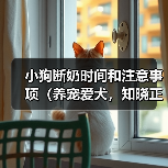小狗断奶时间和注意事项(养宠爱犬,知晓正确的小狗断奶时间和方法)(图4) 小狗断奶时间和注意事项(养宠爱犬,知晓正确的小狗断奶时间和方法)(图4)
