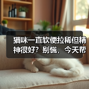 猫咪一直软便拉稀但精神很好?别慌,今天帮你搞清楚(图1) 猫咪一直软便拉稀但精神很好?别慌,今天帮你搞清楚(图1)