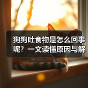 狗狗吐食物是怎么回事呢?一文读懂原因与解决方法(图3) 狗狗吐食物是怎么回事呢?一文读懂原因与解决方法(图3)