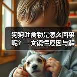 狗狗吐食物是怎么回事呢?一文读懂原因与解决方法(图2) 狗狗吐食物是怎么回事呢?一文读懂原因与解决方法(图2)