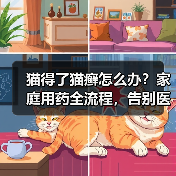 猫得了猫癣怎么办？家庭用药全流程，告别医院高额账单！（图1）