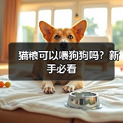 猫粮可以喂狗狗吗？新手必看