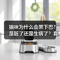 猫咪为什么会黑下巴?是脏了还是生病了?真相大揭秘!(图4) 猫咪为什么会黑下巴?是脏了还是生病了?真相大揭秘!(图4)