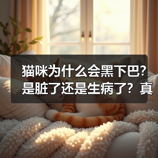 猫咪为什么会黑下巴?是脏了还是生病了?真相大揭秘!(图2) 猫咪为什么会黑下巴?是脏了还是生病了?真相大揭秘!(图2)