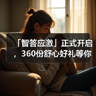 「智答应激」正式开启，360份舒心好礼等你赢！