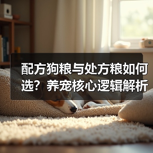 配方狗粮与处方粮如何选?养宠核心逻辑解析(图2) 配方狗粮与处方粮如何选?养宠核心逻辑解析(图2)