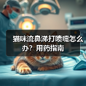 猫咪流鼻涕打喷嚏怎么办？用药指南