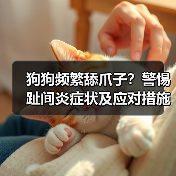 狗狗频繁舔爪子？警惕趾间炎症状及应对措施