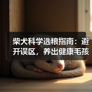 柴犬科学选粮指南:避开误区,养出健康毛孩子(图2) 柴犬科学选粮指南:避开误区,养出健康毛孩子(图2)
