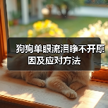狗狗单眼流泪睁不开原因及应对方法(图3) 狗狗单眼流泪睁不开原因及应对方法(图3)