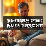 猫咪打喷嚏鼻涕带血？揭秘5大原因及应对方法（图4）