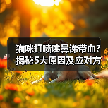 猫咪打喷嚏鼻涕带血？揭秘5大原因及应对方法