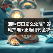 猫咪伤口怎么处理？家庭护理+正确用药全攻略