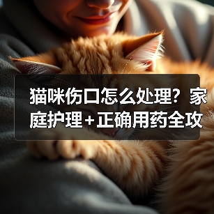 猫咪伤口怎么处理?家庭护理+正确用药全攻略(图3) 猫咪伤口怎么处理?家庭护理+正确用药全攻略(图3)