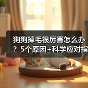 狗狗掉毛很厉害怎么办?5个原因+科学应对指南(图3) 狗狗掉毛很厉害怎么办?5个原因+科学应对指南(图3)