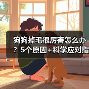 狗狗掉毛很厉害怎么办?5个原因+科学应对指南(图4) 狗狗掉毛很厉害怎么办?5个原因+科学应对指南(图4)