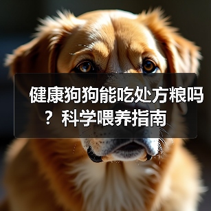 健康狗狗能吃处方粮吗？科学喂养指南