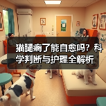 猫腿瘸了能自愈吗？科学判断与护理全解析