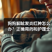 狗狗脚趾发炎红肿怎么办？正确用药和护理全攻略