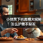 小猫黑下巴真相大揭秘!怎么护理不复发(图3) 小猫黑下巴真相大揭秘!怎么护理不复发(图3)