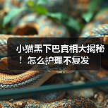 小猫黑下巴真相大揭秘！怎么护理不复发