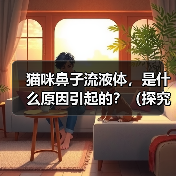 猫咪鼻子流液体,是什么原因引起的?(探究猫咪鼻子流液体的病因与治疗方法)(图2) 猫咪鼻子流液体,是什么原因引起的?(探究猫咪鼻子流液体的病因与治疗方法)(图2)