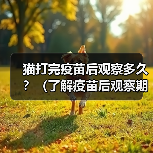 猫打完疫苗后观察多久?(了解疫苗后观察期,保护你的宠物健康)(图2) 猫打完疫苗后观察多久?(了解疫苗后观察期,保护你的宠物健康)(图2)