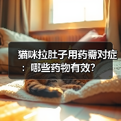 猫咪拉肚子用药需对症：哪些药物有效？（图1）