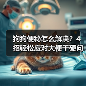 狗狗便秘怎么解决?4招轻松应对大便干硬问题(图2) 狗狗便秘怎么解决?4招轻松应对大便干硬问题(图2)