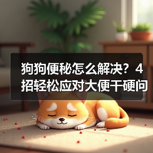 狗狗便秘怎么解决?4招轻松应对大便干硬问题(图4) 狗狗便秘怎么解决?4招轻松应对大便干硬问题(图4)