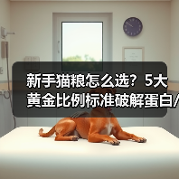 新手猫粮怎么选?5大黄金比例标准破解蛋白/脂肪/碳水搭配(图1) 新手猫粮怎么选?5大黄金比例标准破解蛋白/脂肪/碳水搭配(图1)