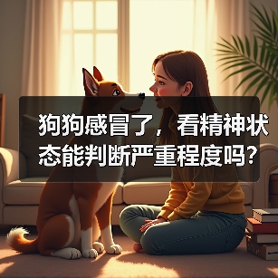 狗狗感冒了,看精神状态能判断严重程度吗?(图3) 狗狗感冒了,看精神状态能判断严重程度吗?(图3)