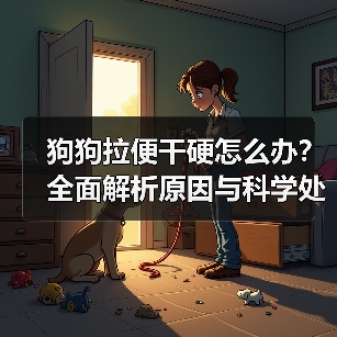 狗狗拉便干硬怎么办？全面解析原因与科学处理方法（图1）