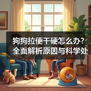 狗狗拉便干硬怎么办？全面解析原因与科学处理方法（图4）